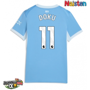 Manchester City Jeremy Doku #11 Kotipaita Naisten 2026-27 Lyhythihainen